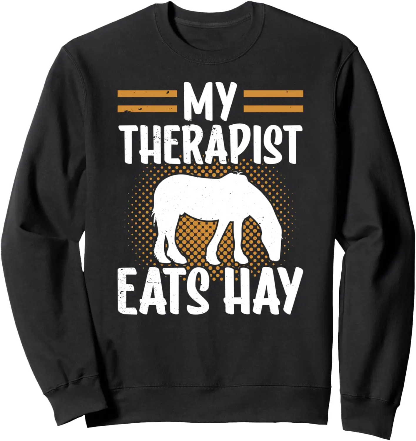 Толстовка My Therapist Eats Hay Riding Lover Horse Equestrian Rider