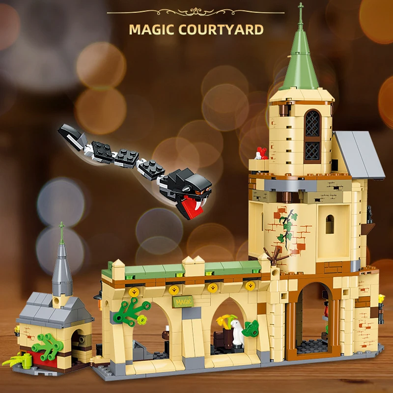 Конструктор строительный MOC Idea для двора 2023 кубиков игрушки сборки детей