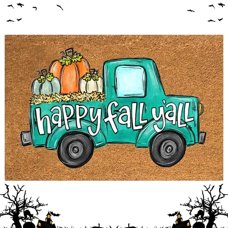 

Halloween Front Door Blanket Welcome Halloween Door Mat Decorative Holiday Floor Door Rug Outdoor Front Door Rug For Porch