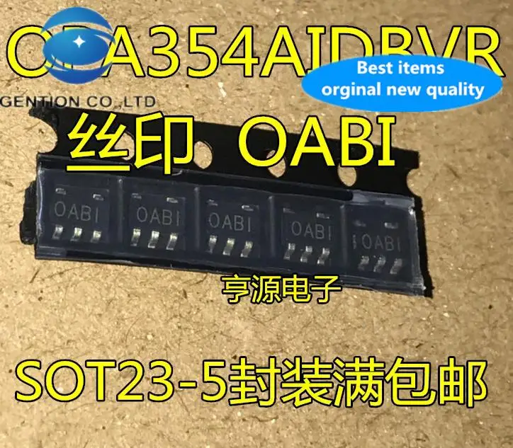 

10pcs 100% orginal new OPA354AIDBV OPA354AIDBVR OPA354 Silkscreen OABI High Speed ​​Operational Amplifier