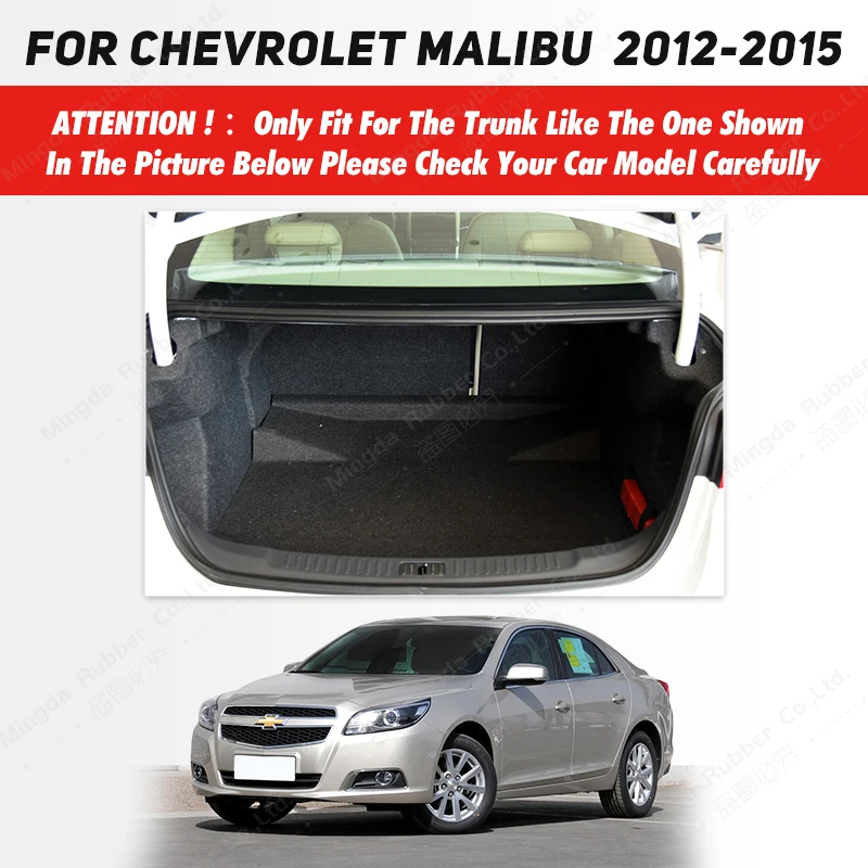 Автомобильный коврик для багажника с полным покрытием Chevrolet Malibu 2012-2015 14 13