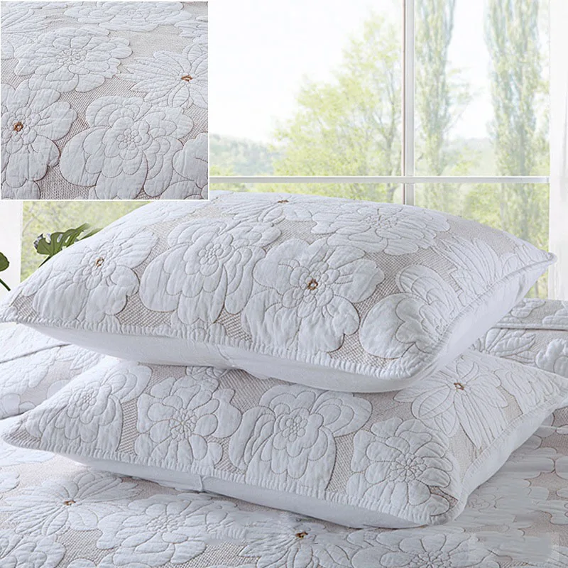 

Хлопковые стеганые наволочки 50x70, комплект 2 шт.