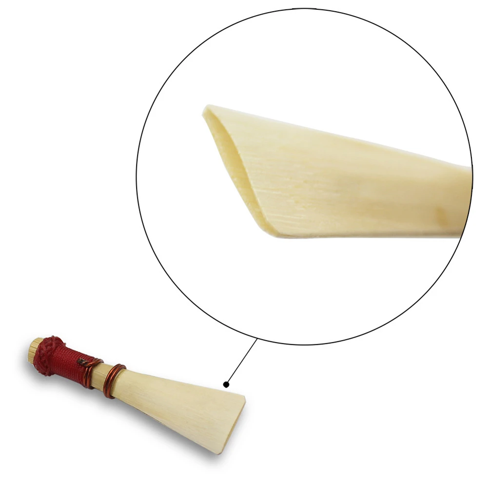 

5 Pack Bassoon Reeds Hardness Medium With Case Bassoon Accessories Medium Strength Band Orchestral Bassoons Parts 55x15x7mm