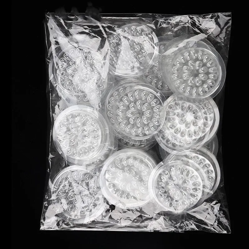 

Одноразовые поддоны для клея для ресниц 100 шт., подставка для наращивания ресниц, пластиковый прозрачный держатель клея для ресниц, прокладк...