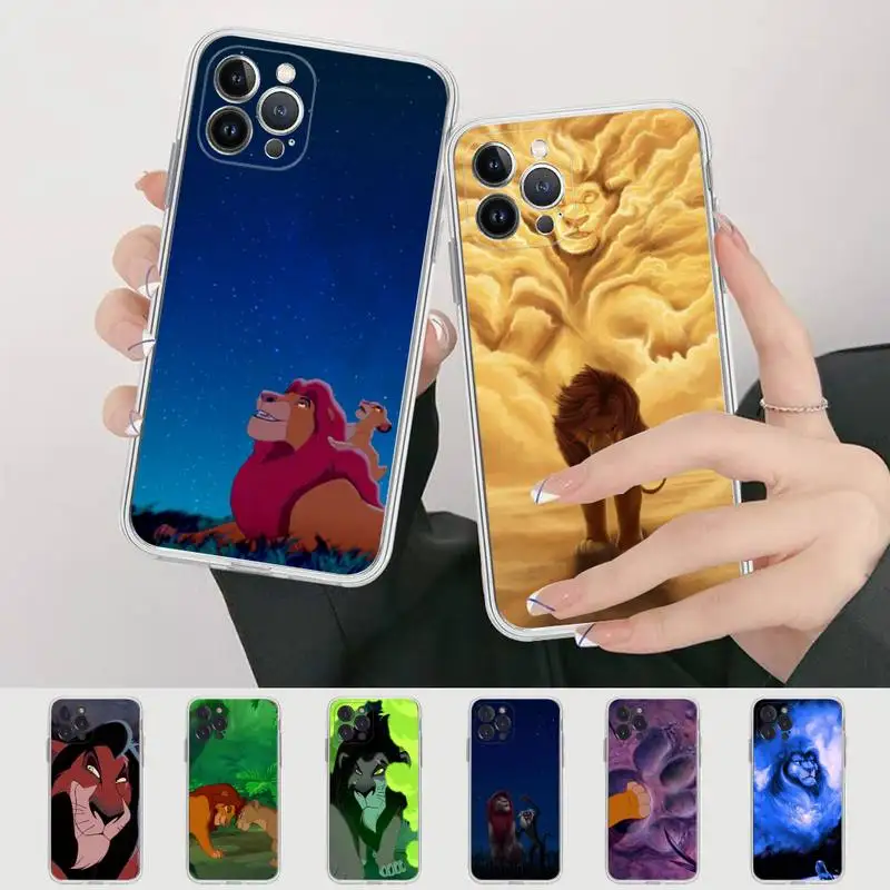 

Disney The Lion King Phone Case For iPhone 14 13 12 Mini 11 Pro XS Max X XR SE 6 7 8 Plus Soft Silicone Cover