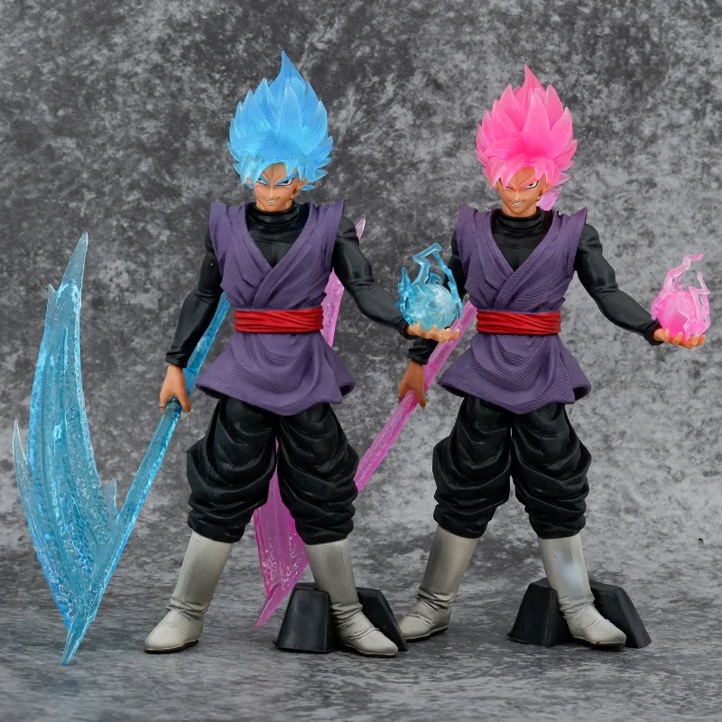 

25CM Anime Dragon Ball Figures Zamasu Red And Blue Hair PVC Action Figures Statue Collection Model Toys Gifts Car Ornaments