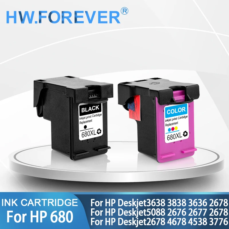 Чернильный картридж для принтера HP Deskjet 680 3638 3838 3636 2678 5088 2676 2677 4678 4538 3776