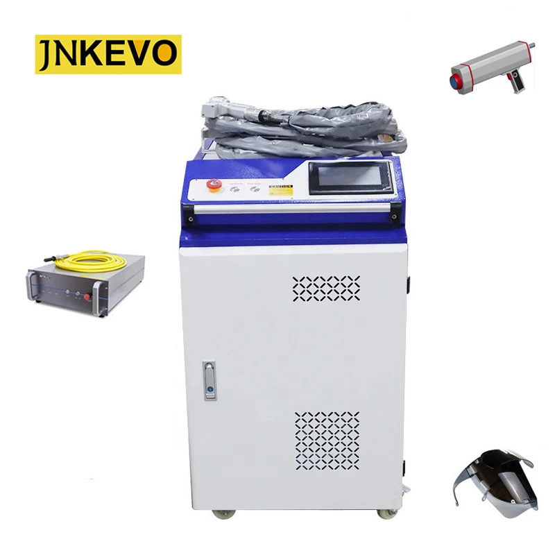 

Rust Removal Paint Cleaner 1000w 1500w 2000w Handheld Fiber Laser Cleaning Machine With Max/JPT/Raycus Source