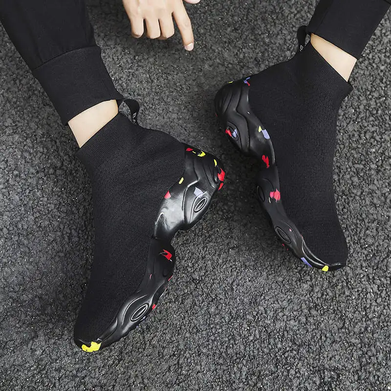 

Кроссовки для бега, мужская спортивная обувь, весенние черные кроссовки, теннисные Роскошные брендовые кроссовки 2022, спортивные Нескользящ...