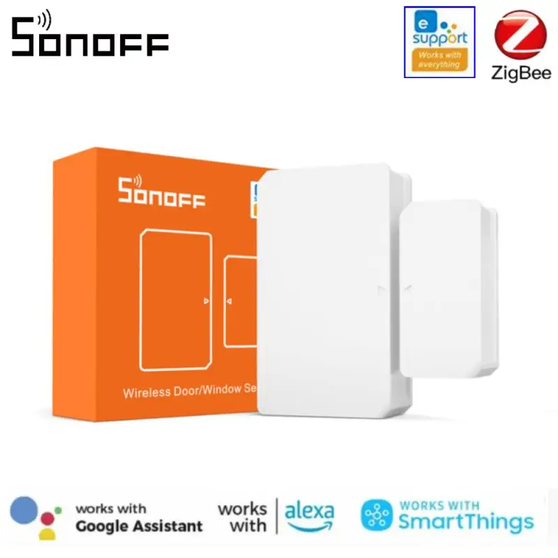 

Умный датчик двери SONOFF SNZB-04 ZigBee, детектор окон с оповещением об включении/выключении, для системы безопасности умного дома, работает с приложением Goolge Home Alexa