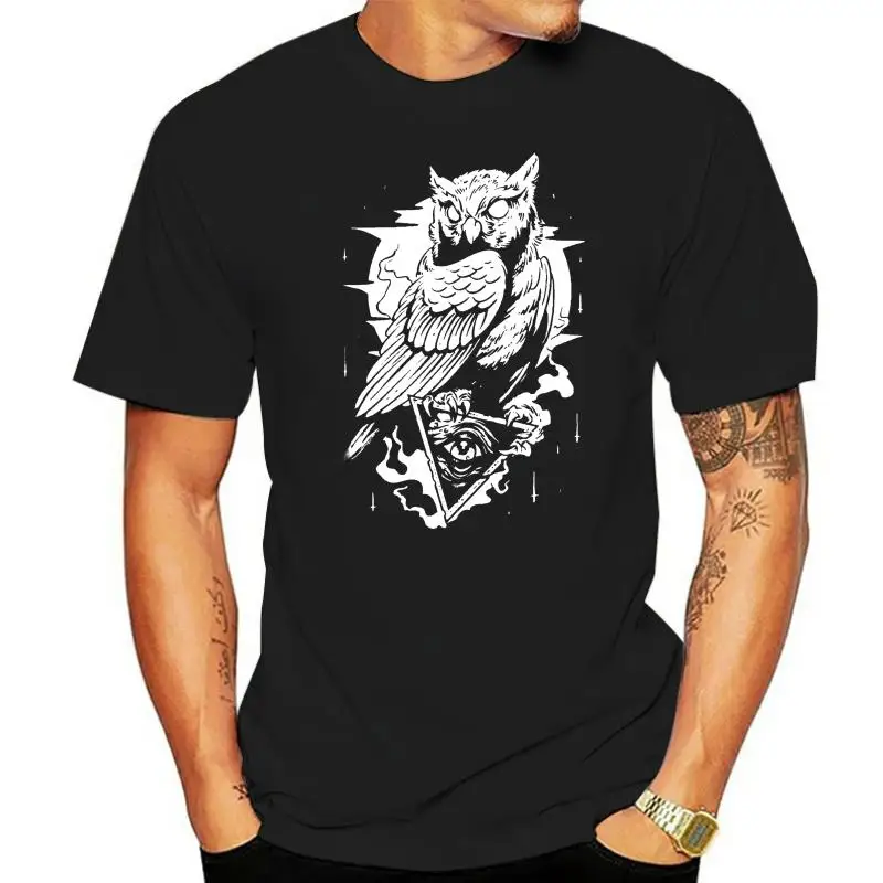 

Owl Tee T-shirt Cool Hipster All Seeing Eye Illuminati
