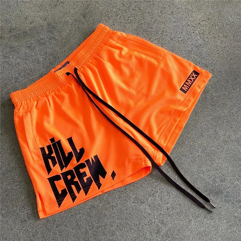 

Beach Shorts Men Men's Summer Quick Dry Mesh Breathable Running Casual Fitness Gyms Bodybuilding Joggers Shorts Bottoms