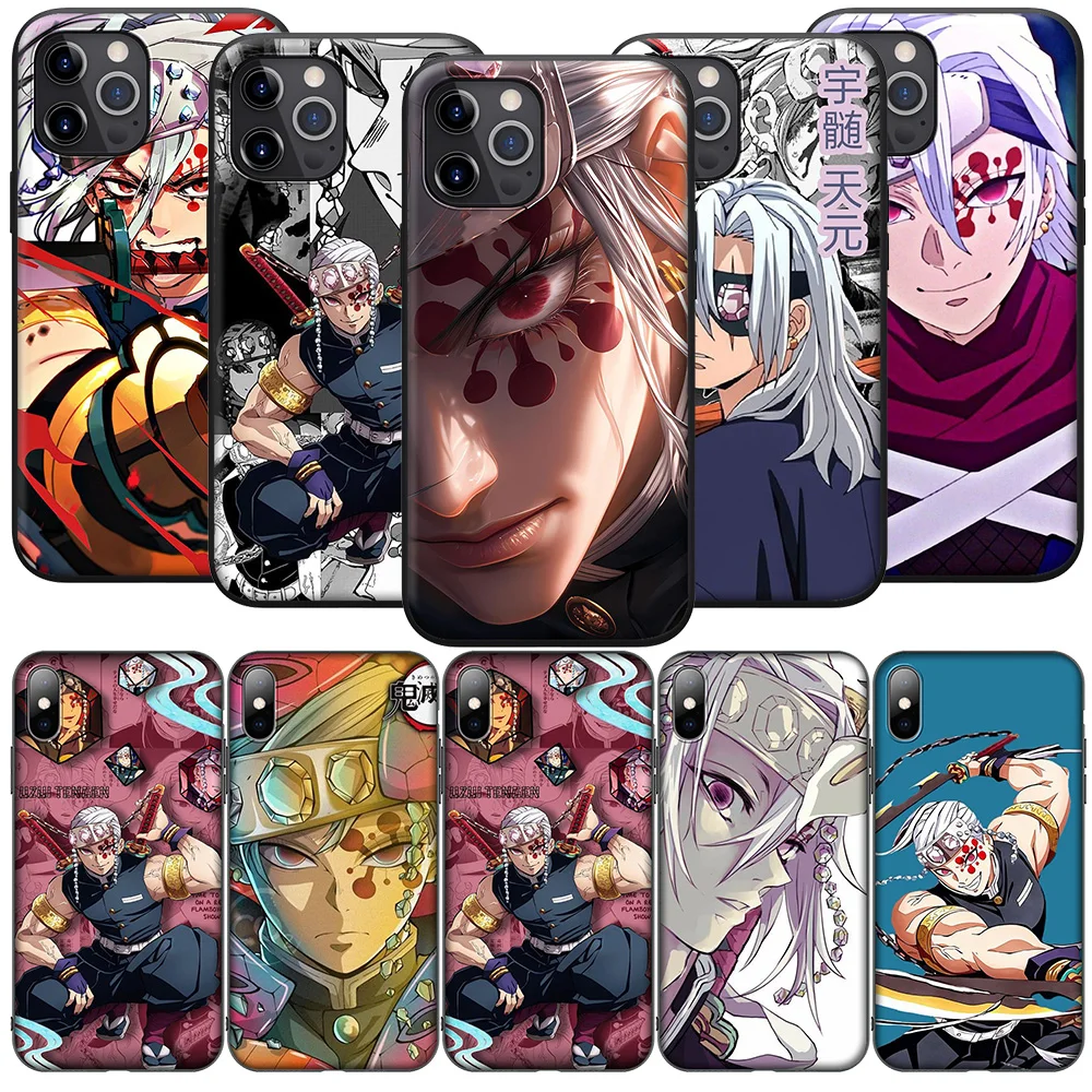SK151 Tengen Uzui Kimetsu no Yaiba мягкий чехол для телефона Xiaomi Redmi A3X A3 13C 13 Note 12 Pro+