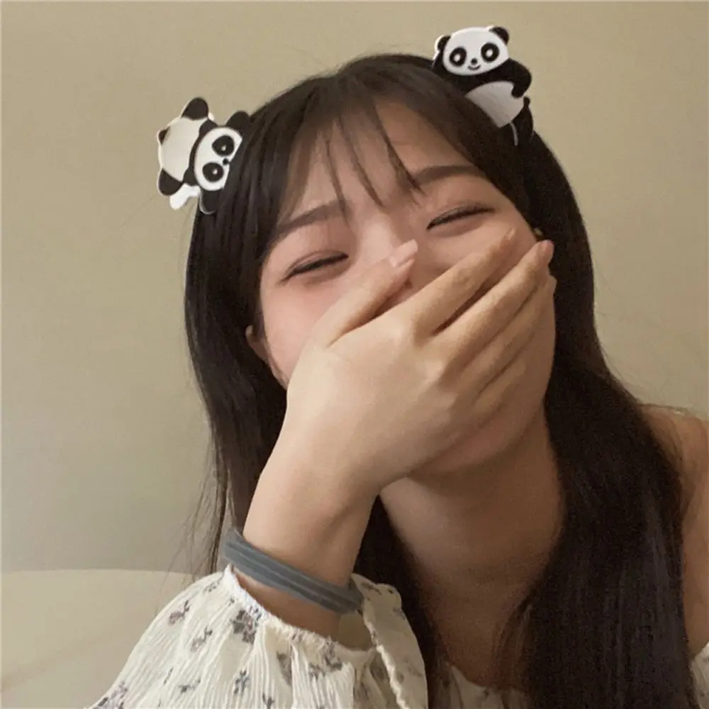 

Элегантные Заколки для волос для девочек, арбуз, панда, акриловая заколка для волос, держатель для конского хвоста, Корейская заколка для акулы, женские заколки для волос