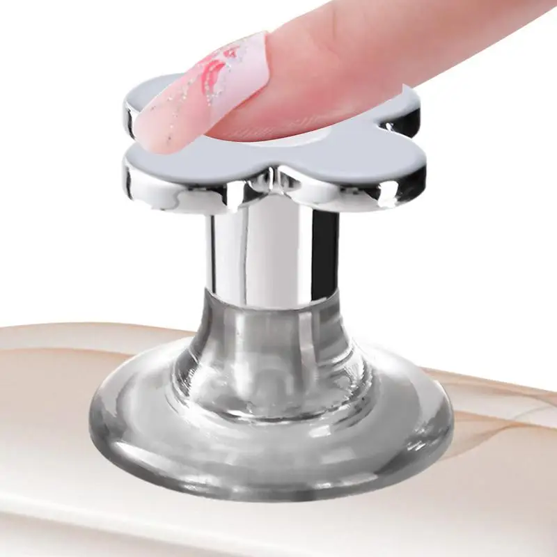 Сменная кнопка в форме цветка для унитаза гладкая водостойкая клейкая