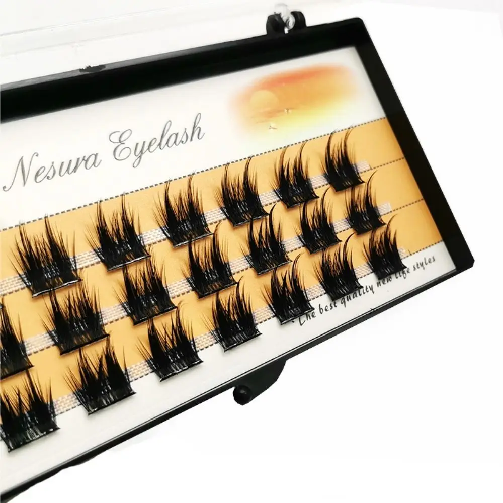 

New Cluster Eye Lashes Natural Handmade Individual Eyelashes Dramatic Thick False Eyelash Segment Lashes
