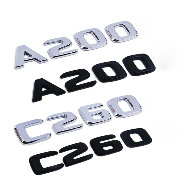 3D наклейка на багажник автомобиля с буквами заднего вида символика слова значок