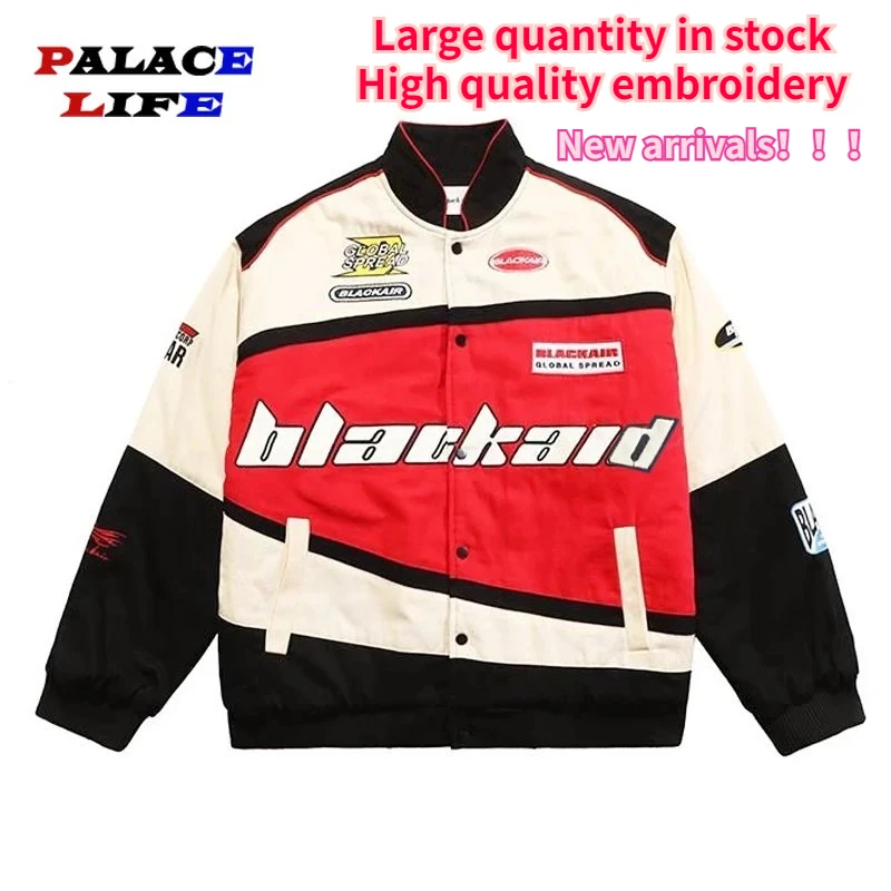 

Embroidery Motorcycle Jacket Men Chaquetas Hombre Hip Hop Vintage Cotton Couples Spring Baseball Jackets Unisex Coat Streetwear