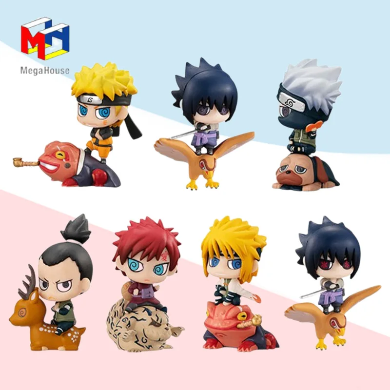 MegaHouse оригинальная коробка Chimi mega buddy NARUTO это kutiyose no jyutsu аниме искусственная игрушка из ПВХ готовый подарок для детей