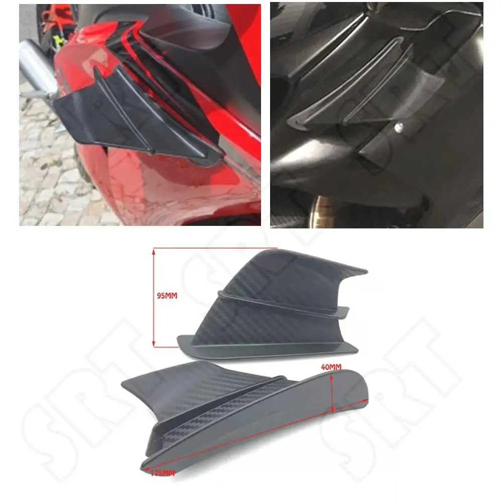 

Fits for Honda CBR 1000RR 600RR 650R 650F 500R 400R 300R 250R Motorcycle Aerodynamic Wind Wing Winglet Modification Spoiler Kit