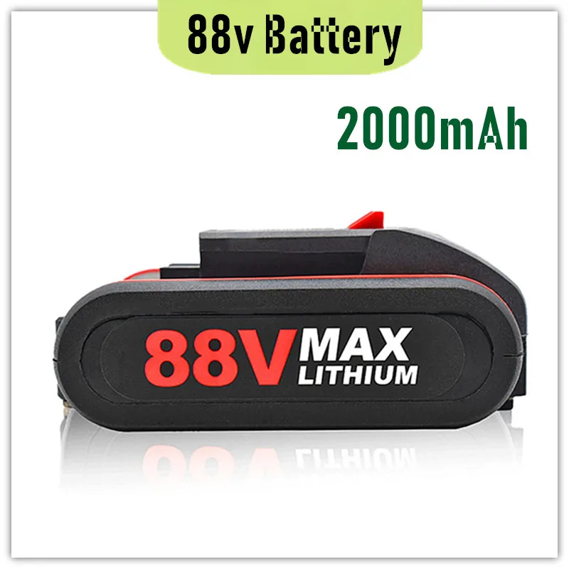 

88V Lithium Elektrische Säge Einhand Elektrische Säge Ersatzbatterie Batterie Für Baumschnitt Elektrische Säge Im Freien