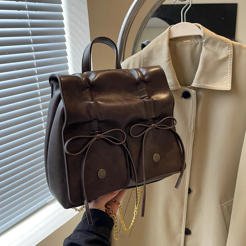 Лидер продаж высококачественный плиссированный женский рюкзак из искусственной