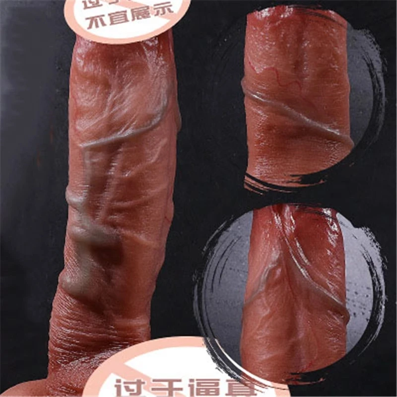 

Soft skin friendly huge penis dildo with powerful suction cups g-spot yin stimulator dildo strapon for women toys for adults 18