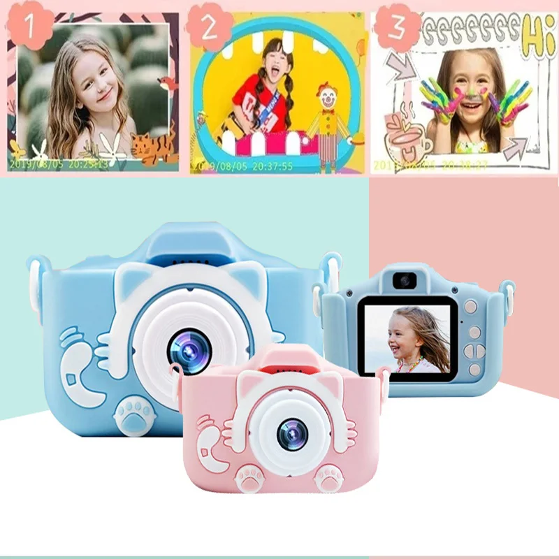 

Детский цифровой защитный Мини-чехол для камеры силиконовый чехол для камеры Милая мультяшная игрушка для детей подарок на день рождения и Рождество