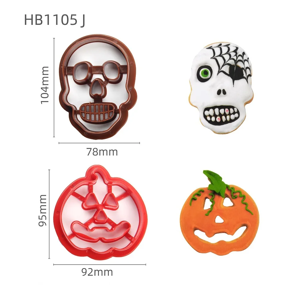 Бесплатная доставка новый пластиковый 2 шт. в форме черепа и тыквы фотоэлемент