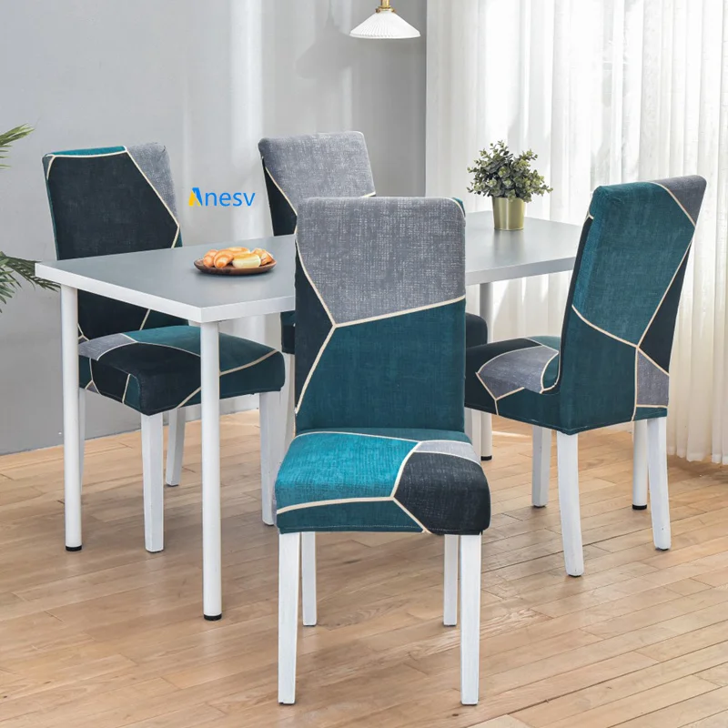 

Elastic universal universal dining table chair cover home cushion backrest integrated high-end wooden stool cover seat cover