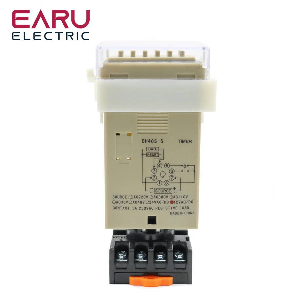 Реле времени с цифровым дисплеем устройство задержкой 12 В 24