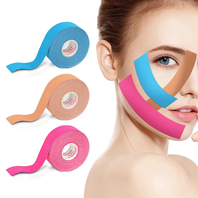

1 Roll 2.5cm 5m Face Care Kinesiology Tape for Face Health and Beauty Products and Face Lift Eye Reducer Facial Care Tool