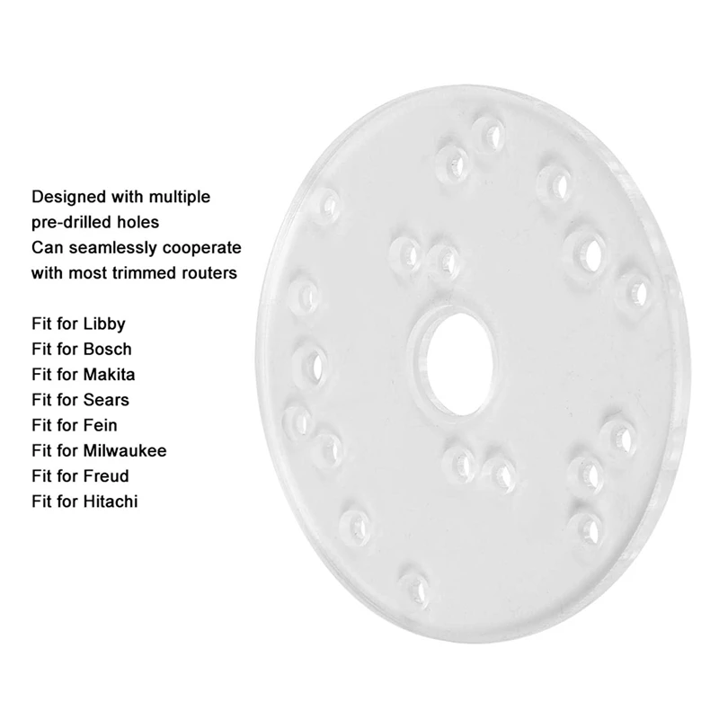 Акция! Доска для строгания акриловая универсальная с центрирующими шпильками