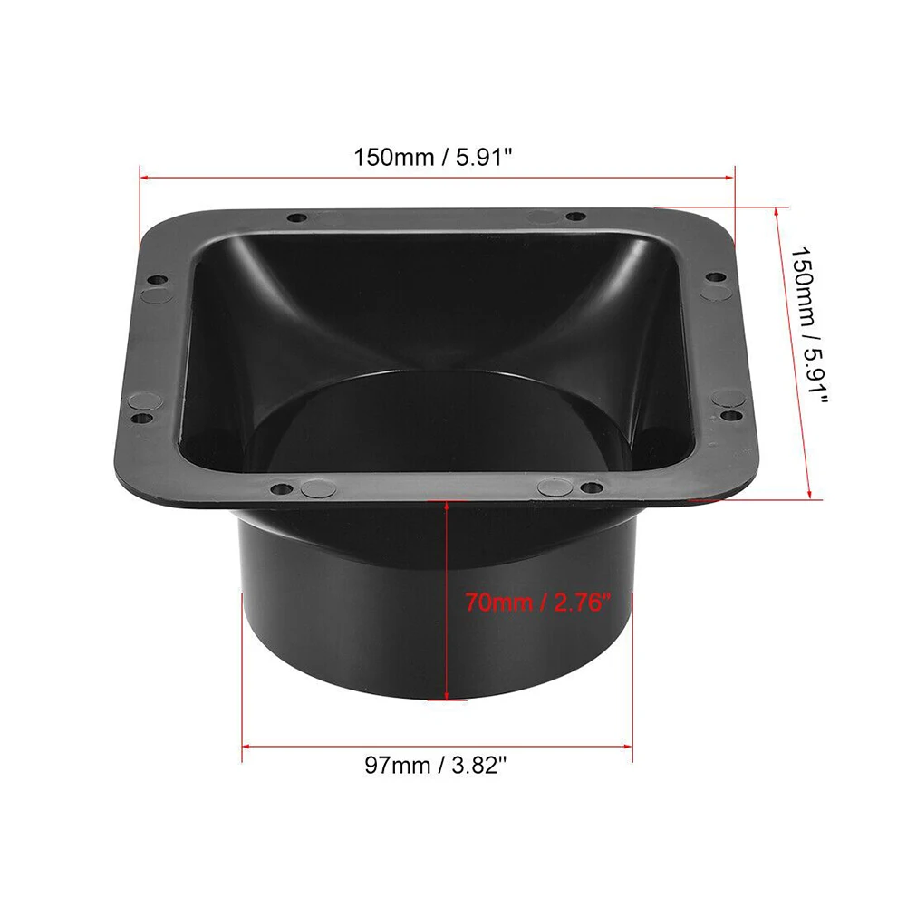 

Duct Connector Reliable ABS Plastic Square Flange Duct Connector for Acid and Alkali Resistance Durable and Efficient