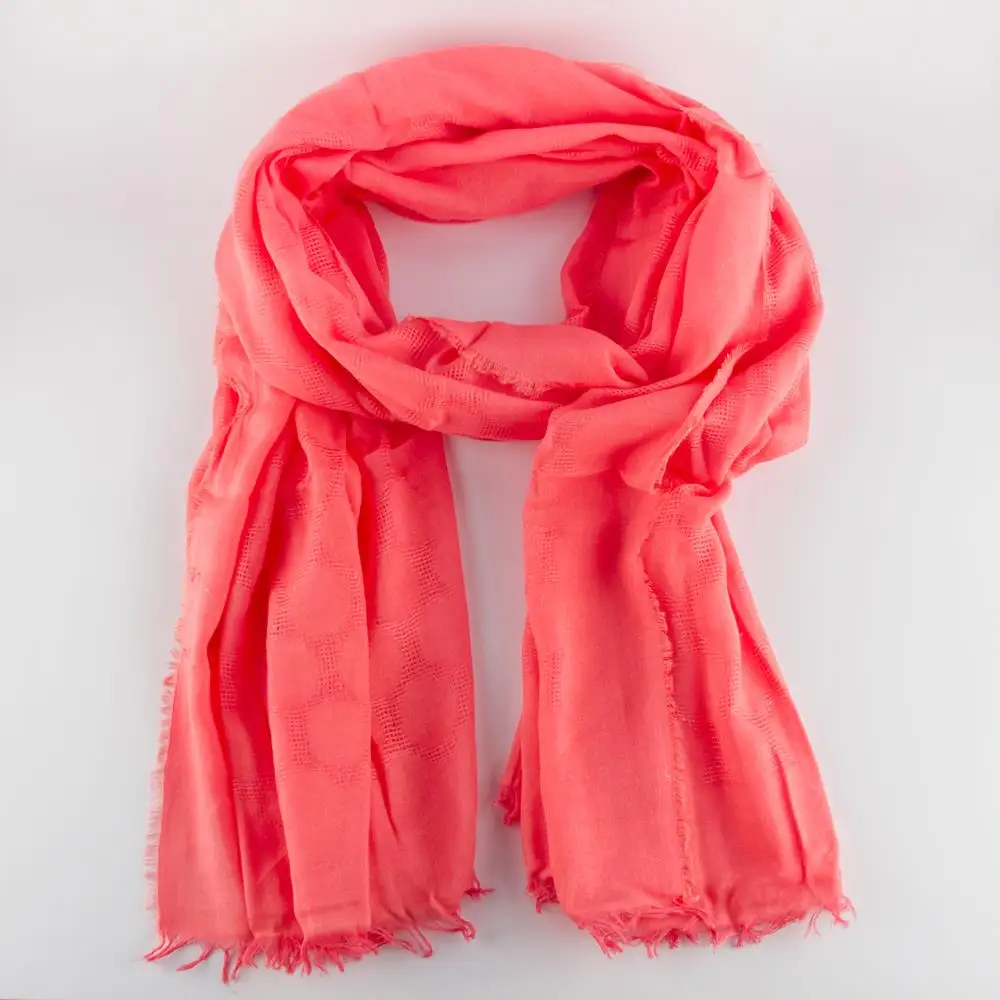 

100 cotton shawl with round pattern
