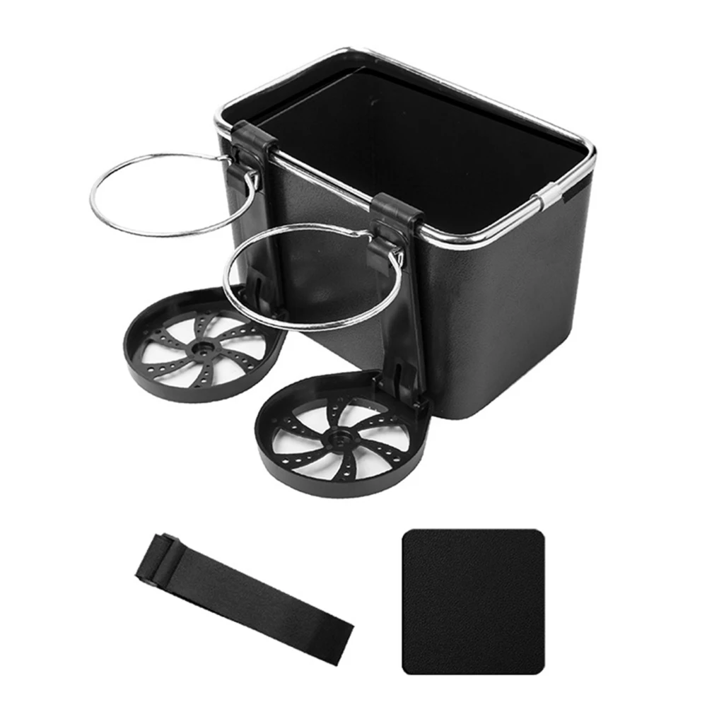 

Car Cup Holder Crevice Storage Box Pocket Coffee Stable Experience. Foldable Tidying Convenient Upgrade For Wallet Slit