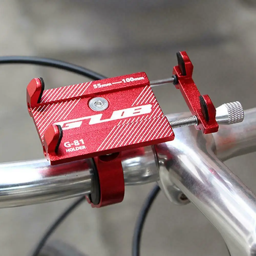 Bicycle Scooter Aluminum Alloy Mobile Phone Holder GPS Mountain BikeMount Bracket Cell Phone Stand for 3.5-6.2