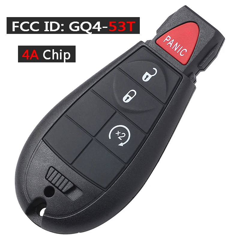 

KEYECU 433 МГц 4A / PCF7961M чип, фобик, дистанционный Автомобильный ключ для Jeep Cherokee Sport KL 2014 2015 2016 2017 2018