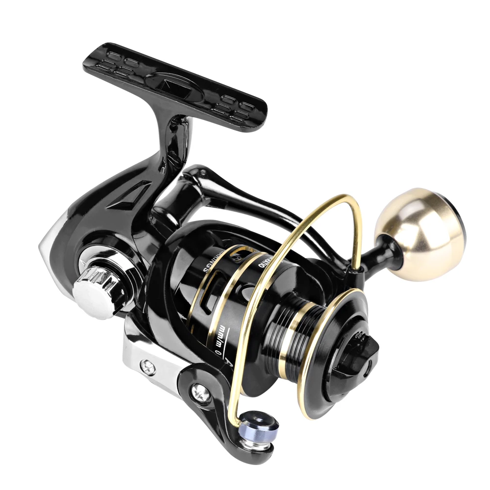 

DEUKIO Fishing Reel 2000-7000 Spinning Reel 12KG Max Drag With Metal Spare Spool Saltwater Reel Fishing Accessories Carp Reel