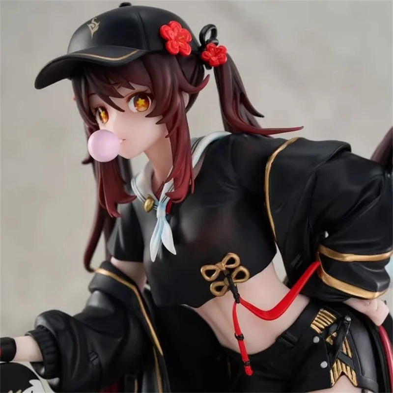 Genshin Impact аниме фигурка Ху Тао модная одежда скейтбординг экшн-модель украшение