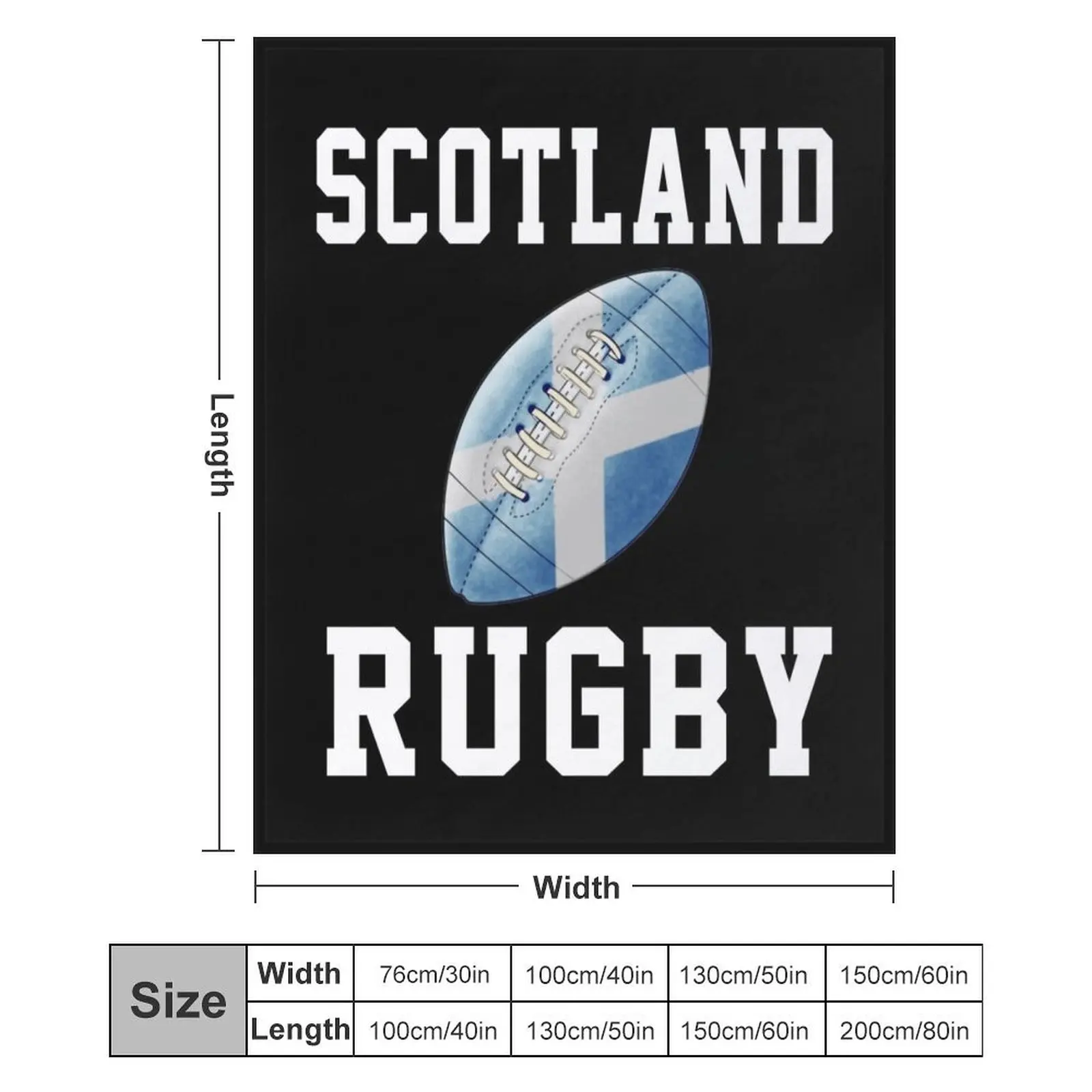 Плед для регби Шотландии мягкие фланелевые одеяла кровати