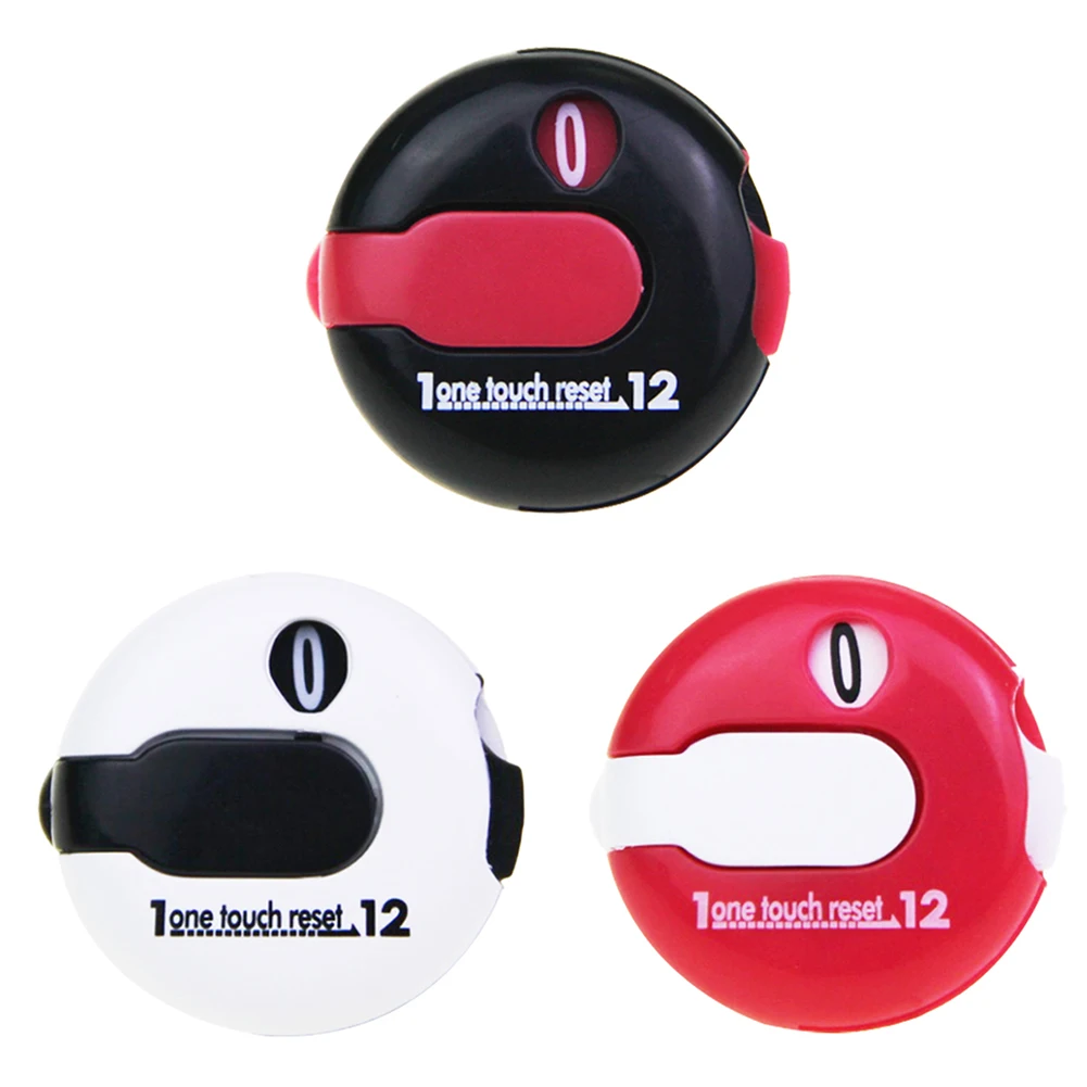 

Manual Counting Golf Score Stroke Counter Portable Up to 12 Strokes Outdoor Golf Scorer Scoring Tools with Clip Sports Accessori