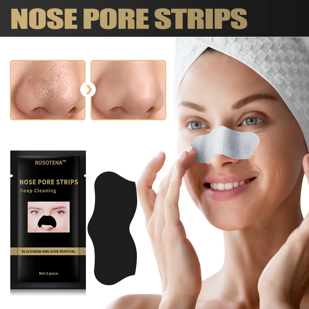 

Blackhead Remover Nose Sticker Whitening Skin Shrinking Pores Acne Cleansing Natural Plant Extracts Mask