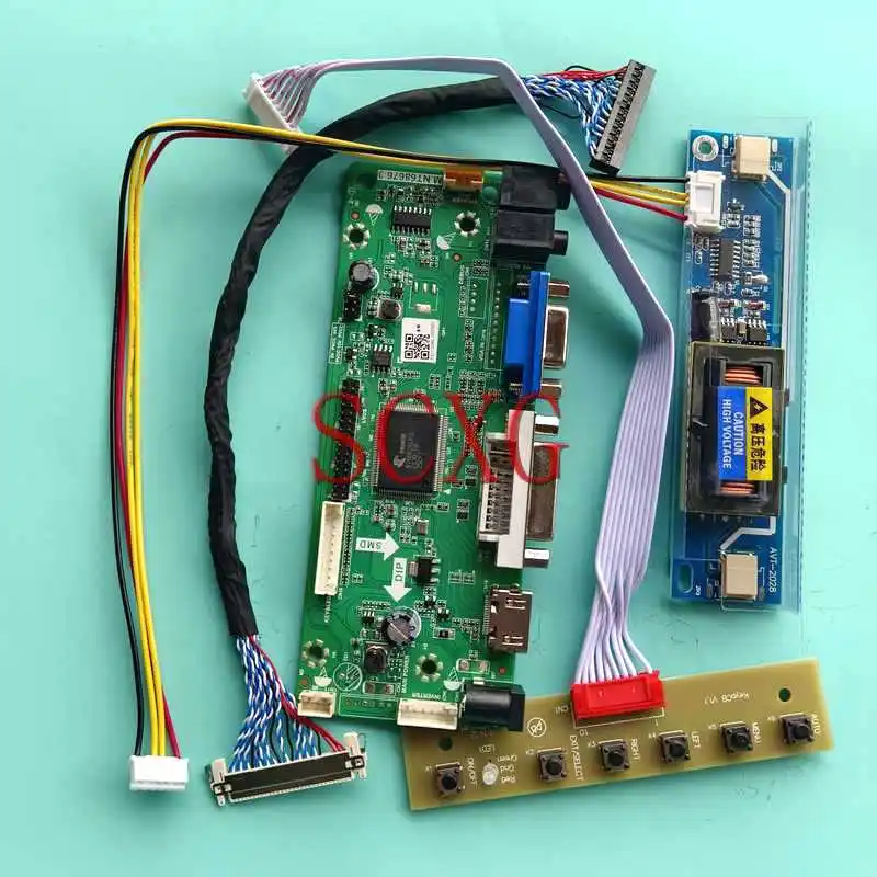 

Для LTM220MT05 LTN190W1 плата контроллера экрана ноутбука 1680*1050 LVDS 30-Pin 2ccfl Комплект «сделай сам» HDMI-совместимый VGA DVI 22"