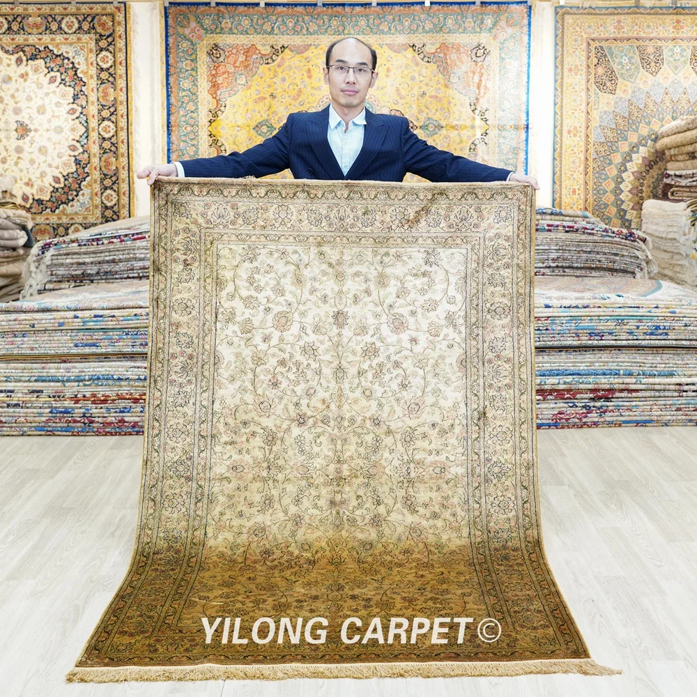 Шелковый ковер ручной работы YILONG