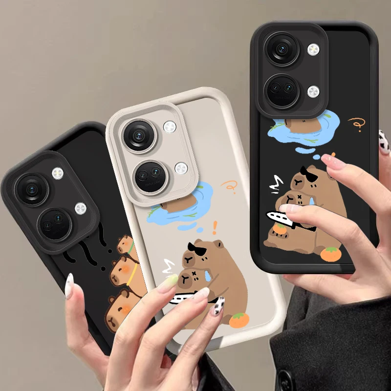 Милый коричневый плюшевый мишка для OnePlus Nord 2 3 4 N30 5G Onep lus 12 11 8T CE Lite 5 11R 10R