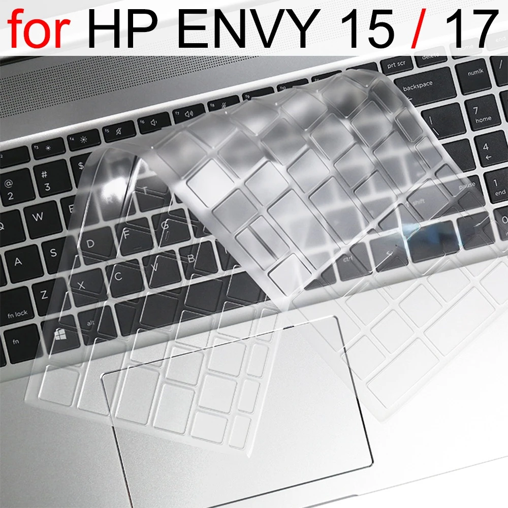

Keyboard Cover for HP ENVY 15 17 2020 2021 15-ep 15t-ep 15-ae 15-as 17-ce 17-cg 17-ch 17t-cg 17t-ch Protector Skin Case pad