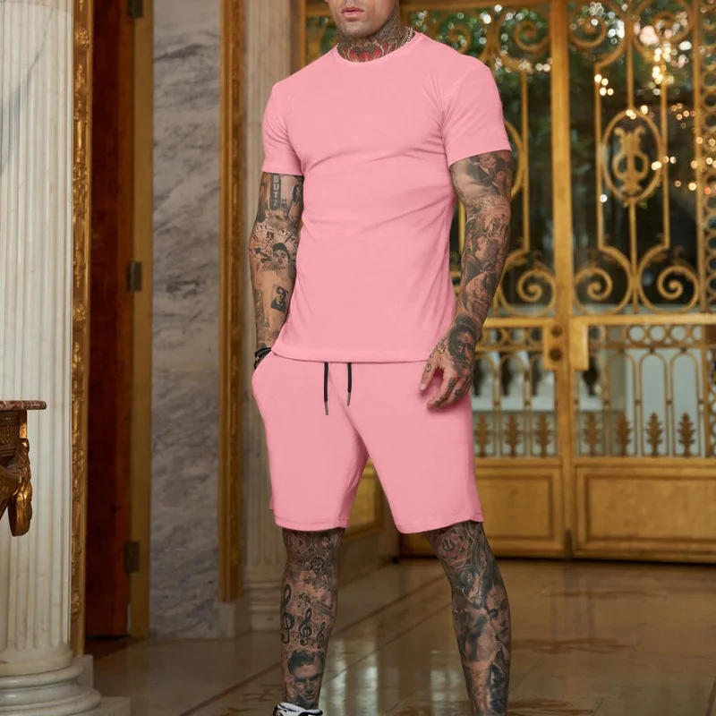 

2022 New Men’s Sets 3D Tracksuit Summer Fashion Clothes For Man TShirt Shorts 2 Piece Casual Streetwear Men Oversized Suit