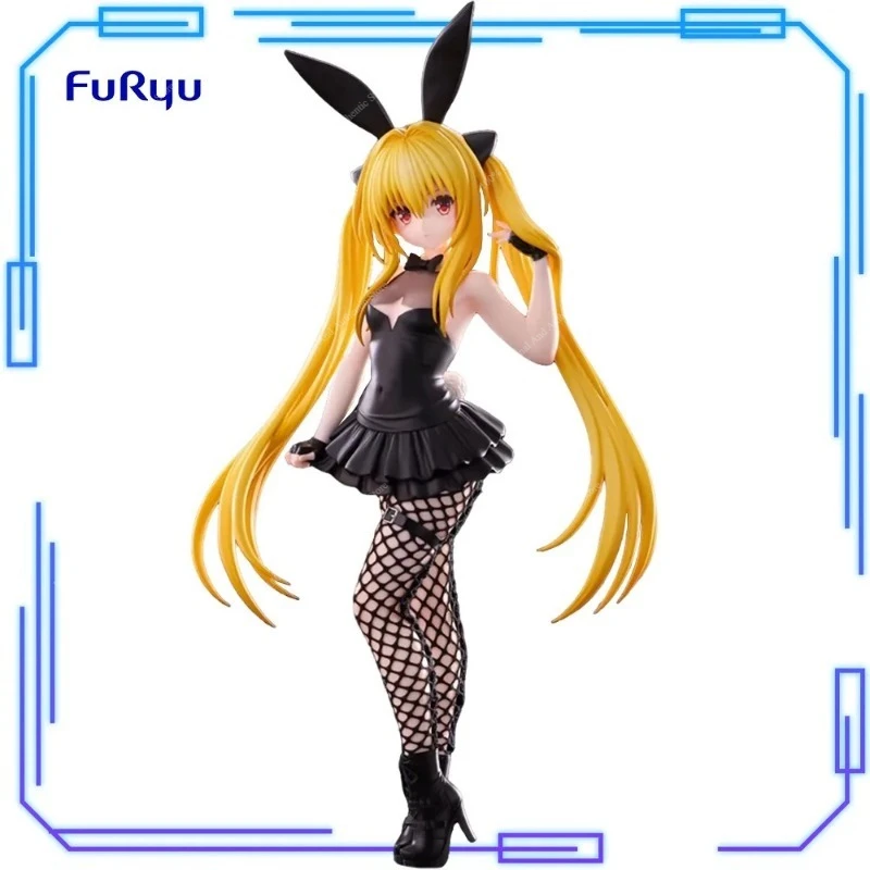 Фото 100% Оригинальная фигурка FuRyu BiCute Bunnies To Love-Ru Golden Darkness Bunny Ver. Коллекционные фигурки аниме для декора рабочего стола, подарки, в наличии №5