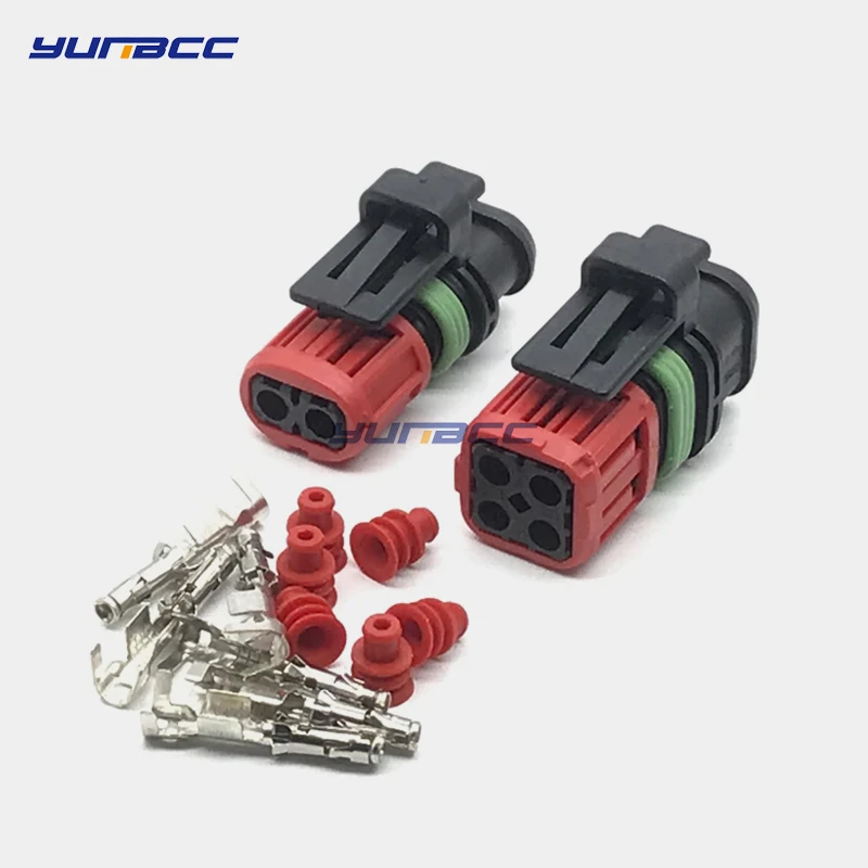

5Sets 2/4 Pin Automobile Intake Manifold Cylinder Head Injector Connector Nitrogen and Oxygen Sensor Plug for Excavator